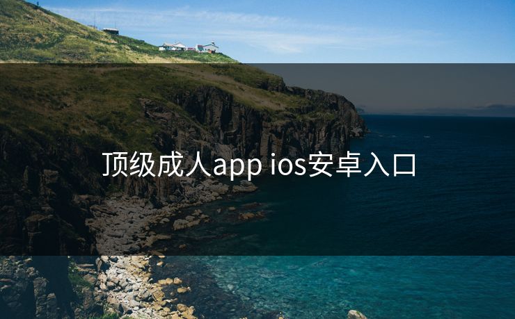 顶级成人app ios安卓入口