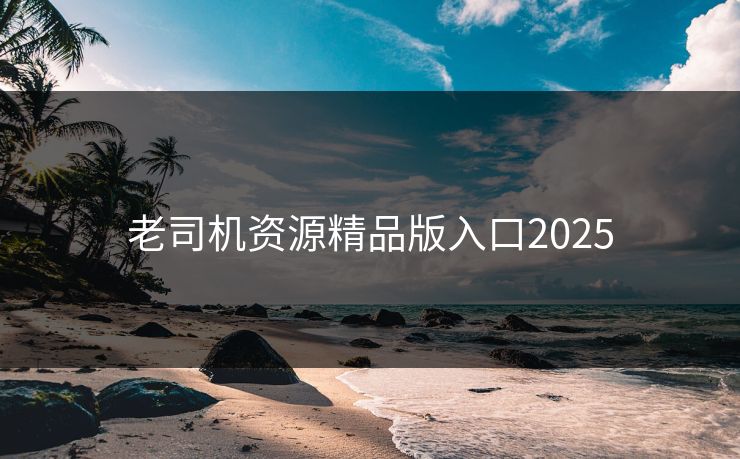 老司机资源精品版入口2025